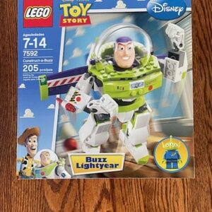 LEGO DISNEY PIXAR TOY STORY 7592 BUZZ LIGHTYEAR CONSTRUCT-A-BUZZ RETIRED NEW
